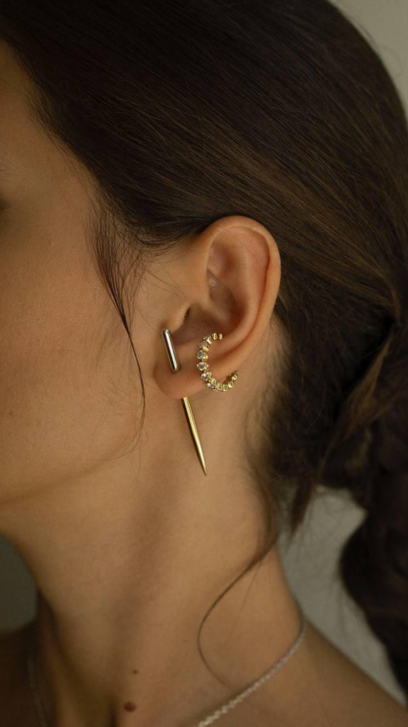 Neve Tzedek earpin 5cm - Nomis Jewelry Sarl